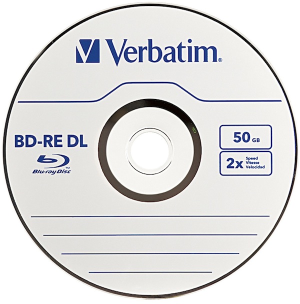 Verbatim Blu-ray BD-RE DL Discs Now Available – Hugh's News