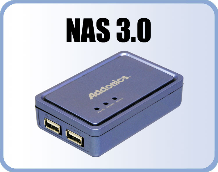 Addonics transforme un disque dur externe en NAS